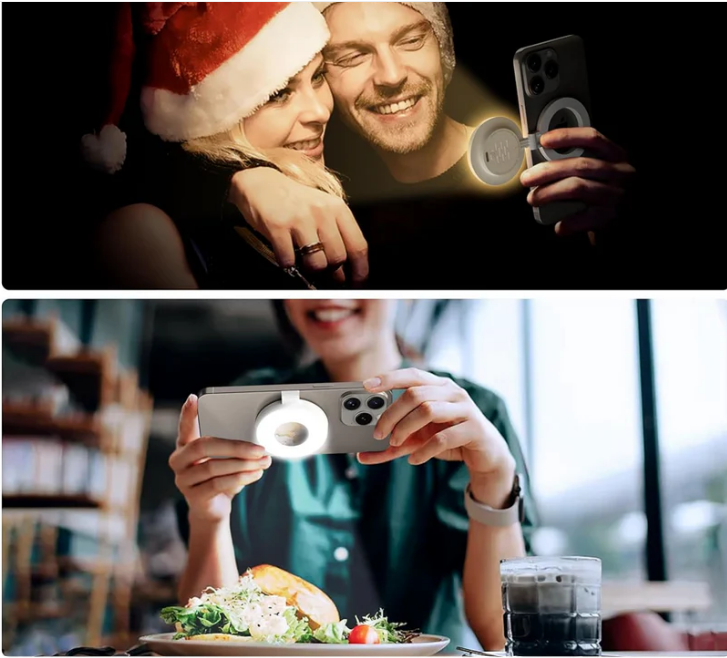 Magnetic Wireless LED Ring Light